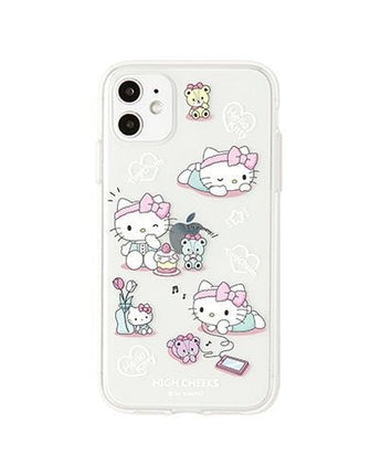 [HIGH CHEEKS] Hairband Hello kitty Clear Case 新商品 韓国人気 IPHONE - コクモト KOCUMOTO