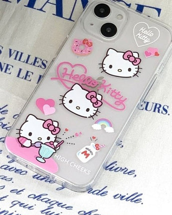 [HIGH CHEEKS] Hello Kitty Clear Case 新商品 韓国人気 IPHONE - コクモト KOCUMOTO