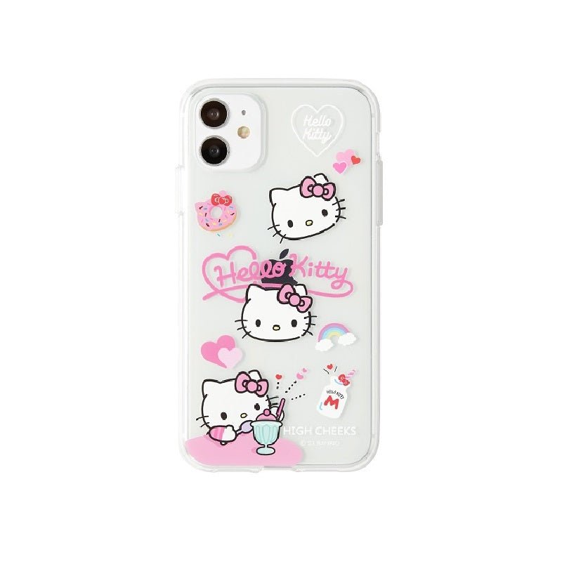 [HIGH CHEEKS] Hello Kitty Clear Case 新商品 韓国人気 IPHONE - コクモト KOCUMOTO