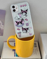 [HIGH CHEEKS] Kuromi Clear Case 新商品 韓国人気 IPHONE - コクモト KOCUMOTO