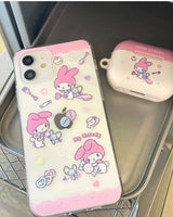 [HIGH CHEEKS] My melody Clear Case 新商品 韓国人気 IPHONE - コクモト KOCUMOTO