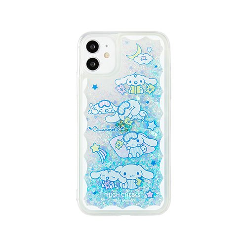 [HIGH CHEEKS] Sleeping Cinnamoroll Glitter Case 新商品 韓国人気 IPHONE - コクモト KOCUMOTO