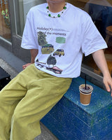 [HUECLOSET] 2022 S/SホリデーTシャツ (2 color) - コクモト KOCUMOTO