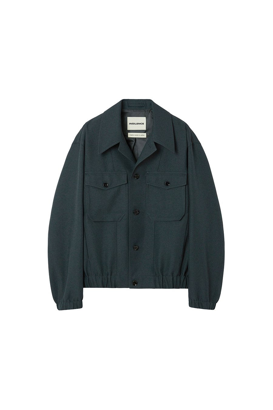 [IN SILENCE] SASAKI Pointed Collar Blouson (SLATE GRAY) - コクモト KOCUMOTO