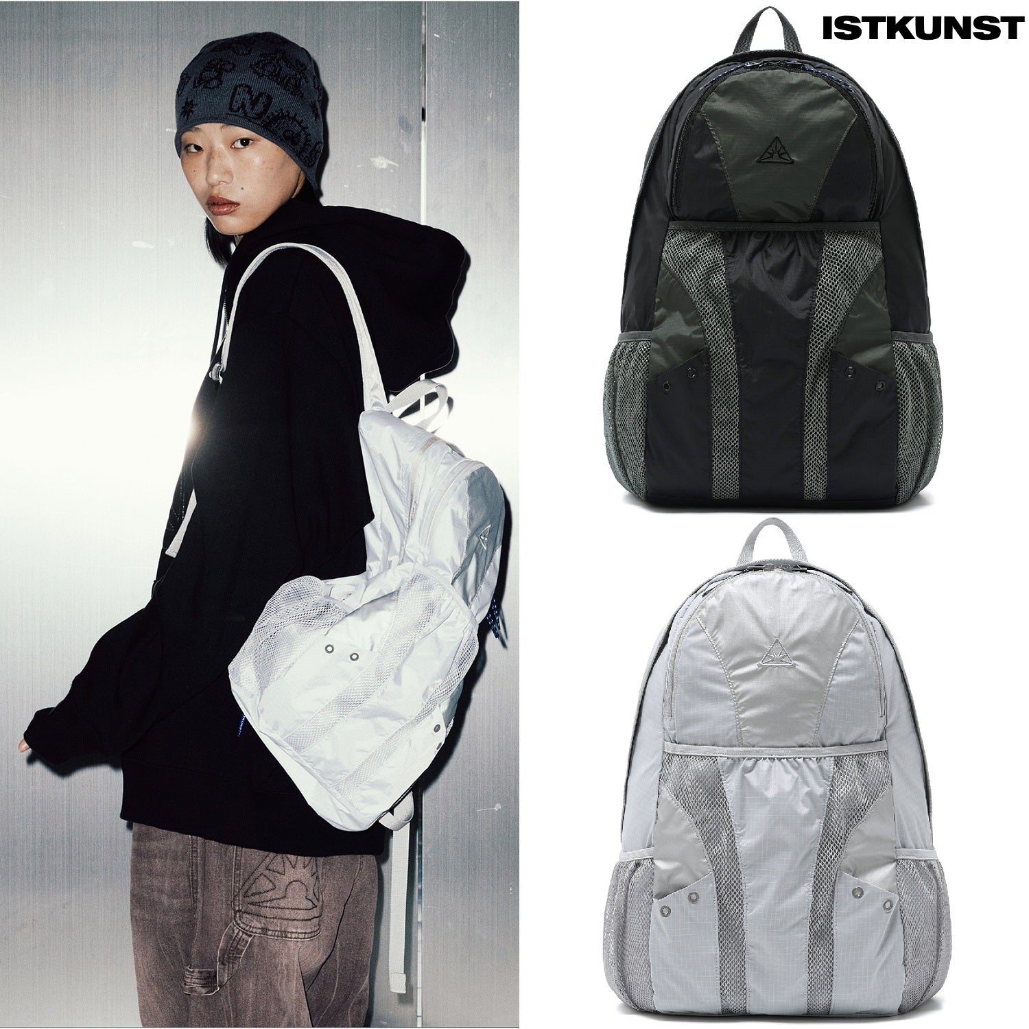 [IST KUNST] SPORTY DAYPACK 2色 新学期 韓国人気 学生バッグ - コクモト KOCUMOTO