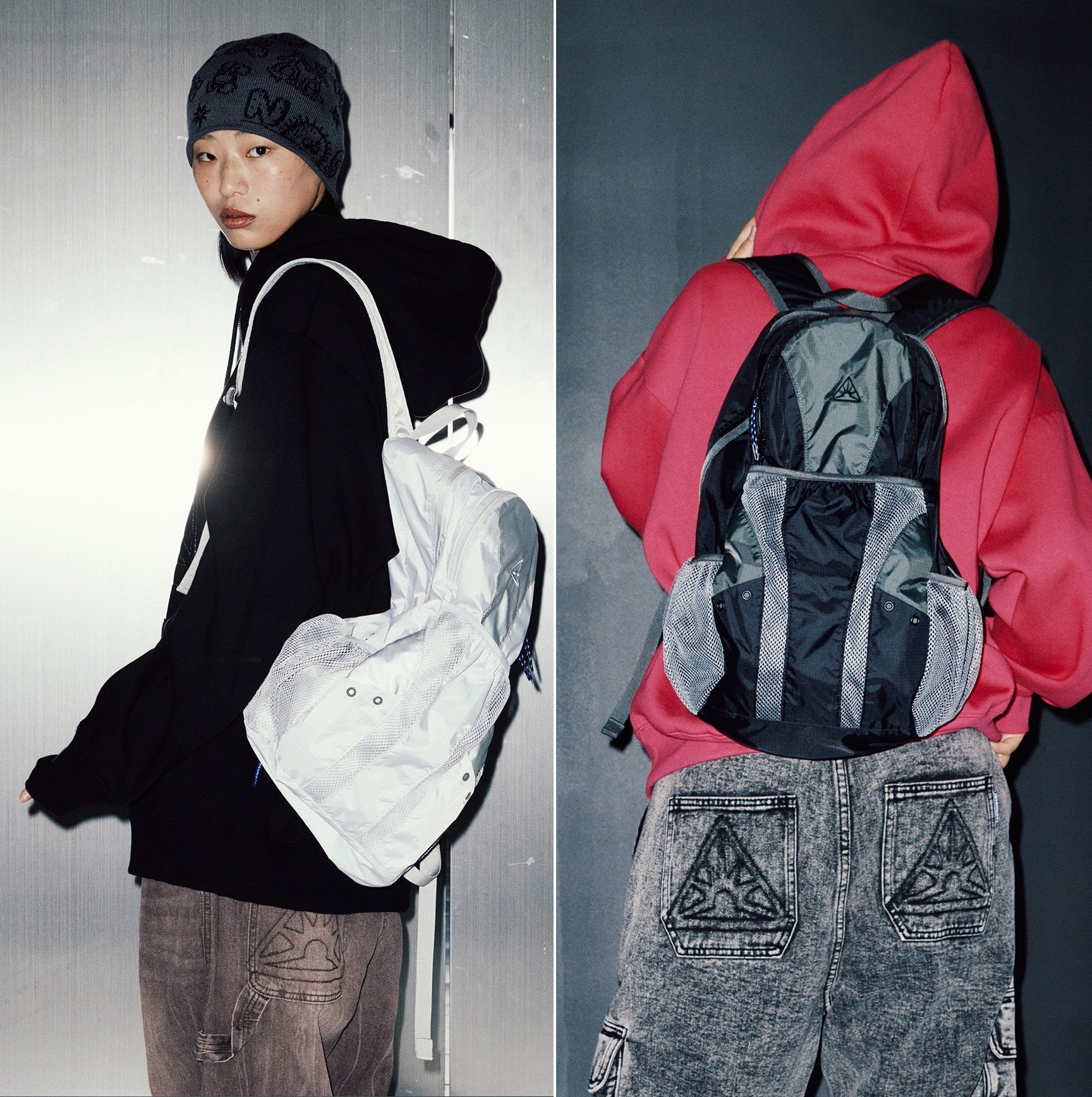 [IST KUNST] SPORTY DAYPACK 2色 新学期 韓国人気 学生バッグ - コクモト KOCUMOTO