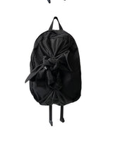 [IUGAMAKARAS] Knotted Backpack (Black) 韓国人気 ストリートファッション - コクモト KOCUMOTO