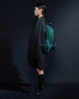 [IUGAMAKARAS] Knotted Backpack (Peacock Green) 韓国人気 ストリートファッション - コクモト KOCUMOTO