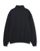 [JEEP] Applique Small Logo Half-Neck Sweatshirt _ BLACK (JP5TSU836BK) 韓国ファッション カップルアイテム - コクモト KOCUMOTO