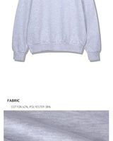 [JEEP] Applique Small Logo Half-Neck Sweatshirt _ M.WHITE (JP5TSU836MW) 韓国ファッション カップルアイテム - コクモト KOCUMOTO