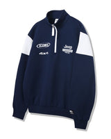 [JEEP] CHEROKEE Racing Color Scheme Half-Neck Sweatshirt _ NAVY (JO5TSU837NA) 韓国ファッション カップルアイテム - コクモト KOCUMOTO