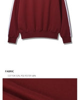 [JEEP] CHEROKEE Racing V-neck Sweatshirt _ BURGUNDY (JP5TSU827BG) 韓国ファッション カップルアイテム - コクモト KOCUMOTO