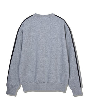 [JEEP] CHEROKEE Racing V-neck Sweatshirt _ M.GRAY (JO5TSU827MG) 韓国ファッション カップルアイテム - コクモト KOCUMOTO