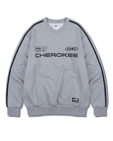 [JEEP] CHEROKEE Racing V-neck Sweatshirt _ M.GRAY (JO5TSU827MG) 韓国ファッション カップルアイテム - コクモト KOCUMOTO