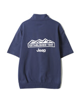 [JEEP] [ハンシーズンスペシャル] Half Zip-Up M-Logo Classic T-shirt - コクモト KOCUMOTO