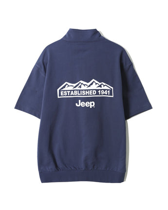 [JEEP] [ハンシーズンスペシャル] Half Zip-Up M-Logo Classic T-shirt - コクモト KOCUMOTO