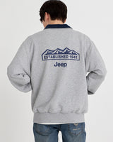 [JEEP] [ハンシーズンスペシャル] Half Zip-Up M-Logo Sweat - コクモト KOCUMOTO