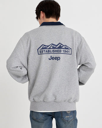 [JEEP] [ハンシーズンスペシャル] Half Zip-Up M-Logo Sweat - コクモト KOCUMOTO