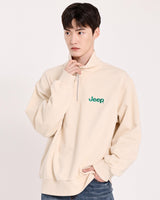 [JEEP] [ハンシーズンスペシャル] Half Zip-Up M-Logo Sweat - コクモト KOCUMOTO