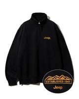 [JEEP] [ハンシーズンスペシャル] Half Zip-Up M-Logo Sweat - コクモト KOCUMOTO