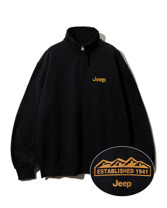 JEEP] [ハンシーズンスペシャル] Half Zip-Up M-Logo Sweat - コクモト