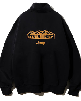 [JEEP] [ハンシーズンスペシャル] Half Zip-Up M-Logo Sweat - コクモト KOCUMOTO