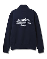 [JEEP] Half Zip-Up M-Logo Sweat _ D.NAVY (JP5TSU839DA) 韓国ファッション カップルアイテム - コクモト KOCUMOTO