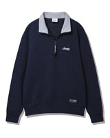 [JEEP] Half Zip-Up M-Logo Sweat _ D.NAVY (JP5TSU839DA) 韓国ファッション カップルアイテム - コクモト KOCUMOTO