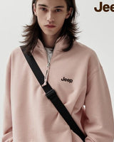 [JEEP] Half Zip-Up M-Logo Sweat _ L.PINK (JP5TSU839LP) 韓国ファッション カップルアイテム - コクモト KOCUMOTO