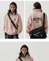 [JEEP] Half Zip-Up M-Logo Sweat _ L.PINK (JP5TSU839LP) 韓国ファッション カップルアイテム - コクモト KOCUMOTO