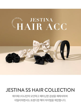 [J.ESTINA] LALA J Ribbon Hairpin 3色 ヘアアクセサリー 韓国人気 韓国ファッション 女子学生 女子大生 女性ファッショ - コクモト KOCUMOTO