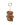 [JILL STUART] [24SS] Petit Bear keyring and charm _ D.BROWN 【ネックレス脱着】 [韓国人気] - コクモト KOCUMOTO