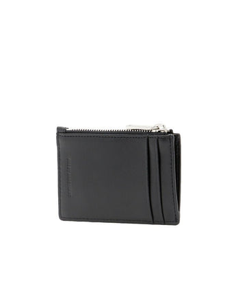 [JILLSTUART] [22FW][Amo] Heart-zipper pocket leather card wallet _ BLACK - コクモト KOCUMOTO