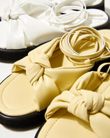 [JILLSTUART] 22SS [EMILY] Knotted Lace-up Platform Sandals 4色 デイリー 女性の靴 - コクモト KOCUMOTO
