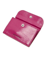 [JILLSTUART] [23FW] [Egg] Logo pocket cracked leather card wallet _ CHERRY - コクモト KOCUMOTO