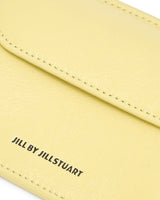 [JILLSTUART] [23FW] [Egg] Logo pocket cracked leather card wallet _ YELLOW - コクモト KOCUMOTO