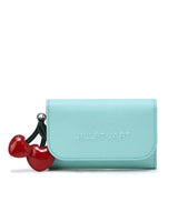 [JILLSTUART] [23FW][PAPER] Cherry slim card wallet _ BLUE - コクモト KOCUMOTO