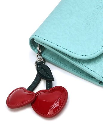 [JILLSTUART] [23FW][PAPER] Cherry slim card wallet _ BLUE - コクモト KOCUMOTO