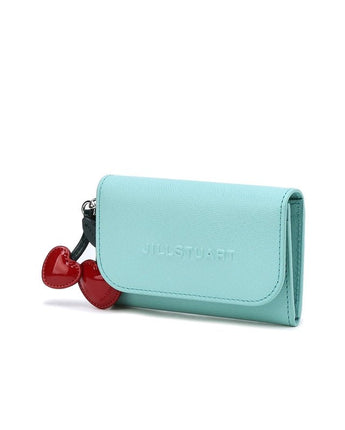 [JILLSTUART] [23FW][PAPER] Cherry slim card wallet _ BLUE - コクモト KOCUMOTO