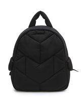 [JILLSTUART] [23FW][ROSELLA] Rosella Pudding Black Quilting Backpack 韓国人気 韓国ファッション 女性バッグ 大学生 バックパック ファッションバッグ - コクモト KOCUMOTO