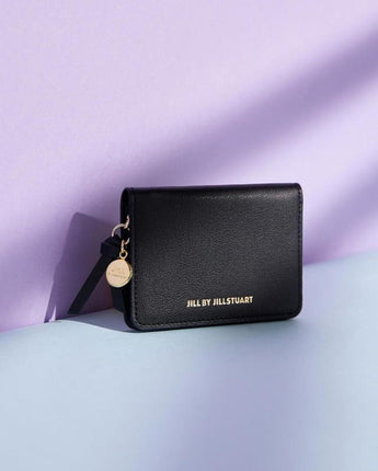 [JILLSTUART] [24SS] [BONNIE] Coin charm decorated leather card wallet _ BLACK - コクモト KOCUMOTO