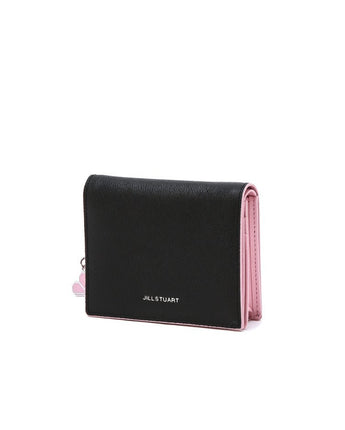 [JILLSTUART] [24SS][LILY] 内部 配色 cowhide leather wallet _ LIGHT PINK - コクモト KOCUMOTO