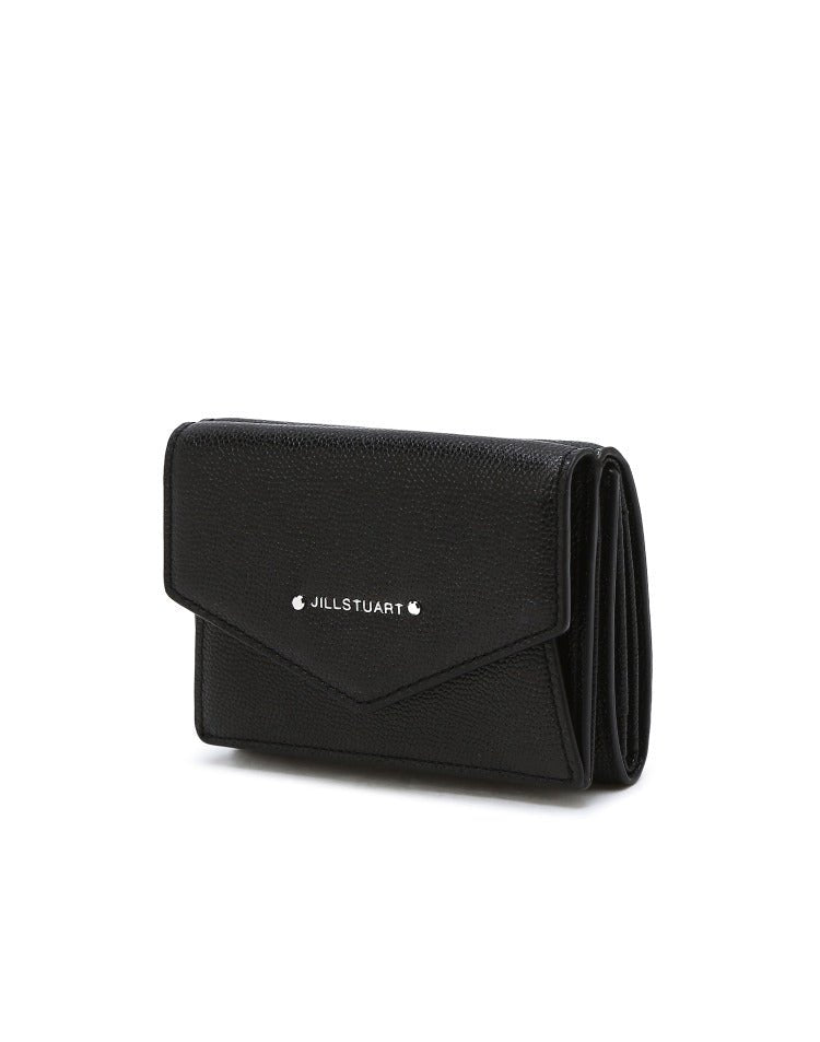 [JILLSTUART] [24SS][ZIPSTORY] Logo point cowhide bifold wallet _BLACK - コクモト KOCUMOTO