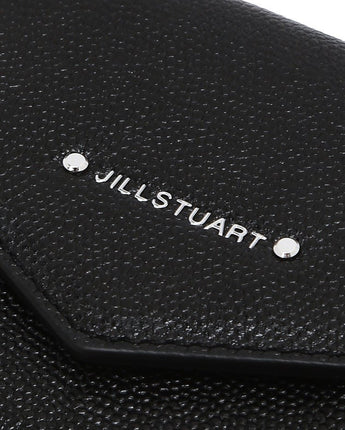 [JILLSTUART] [24SS][ZIPSTORY] Logo point cowhide bifold wallet _BLACK - コクモト KOCUMOTO