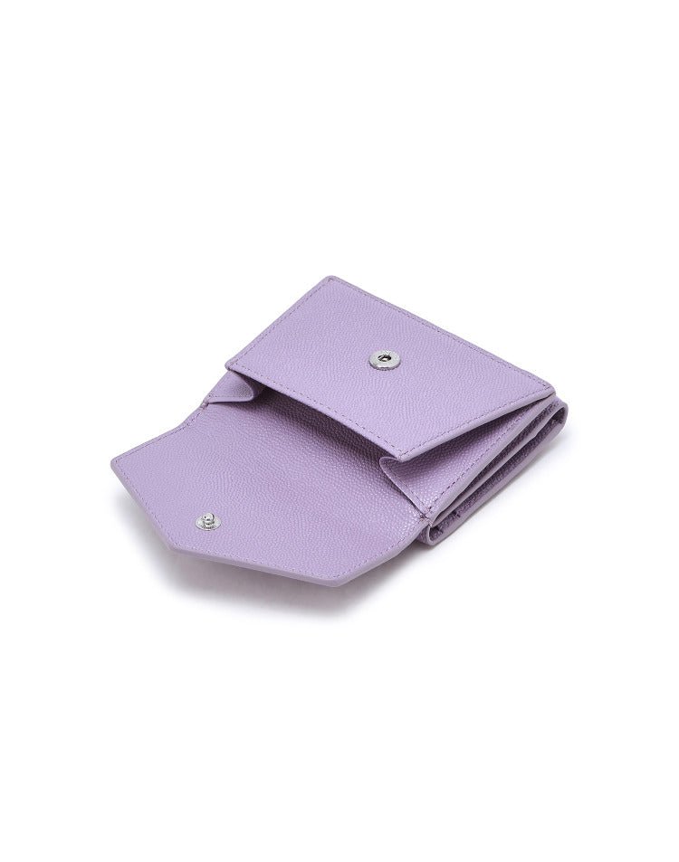 [JILLSTUART] [24SS][ZIPSTORY] Logo point cowhide bifold wallet _VIOLET - コクモト KOCUMOTO