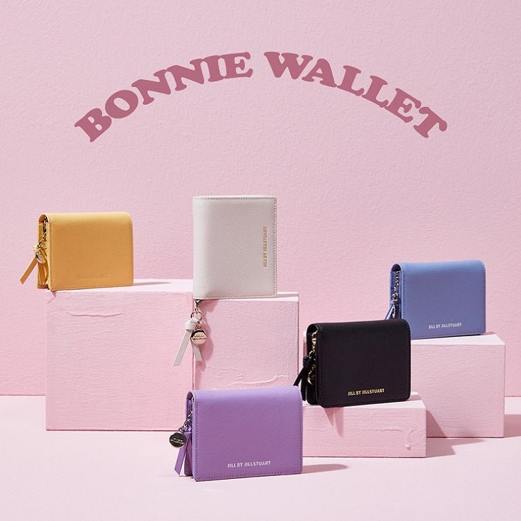 [JILLSTUART] [BONNIE] Logo Print Cowhide semi-wallet 5色 - コクモト KOCUMOTO