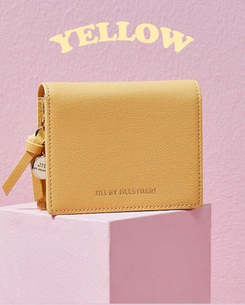 [JILLSTUART] [BONNIE] Logo Print Cowhide semi-wallet 5色 - コクモト KOCUMOTO