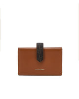 [JILLSTUART] Brown pattern color leather accordion card wallet - コクモト KOCUMOTO