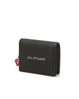 [JILLSTUART] [Gelato] Leather petite charm 装飾 2段 bifold wallet _ BLACK - コクモト KOCUMOTO