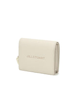 [JILLSTUART] [Gelato] Leather petite charm 装飾 2段 bifold wallet _ IVORY - コクモト KOCUMOTO